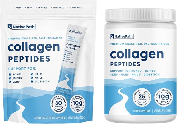 NativePath Collagen Stick Packs and Collagen 25 Bundle