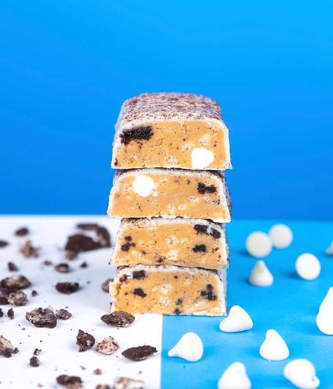 Anabar Protein Bar The Protein-Packed Candy Bar Amazing Tasting Protein Bar High Protein 20g of Protein (12 Bars Cookies &amp Creme)