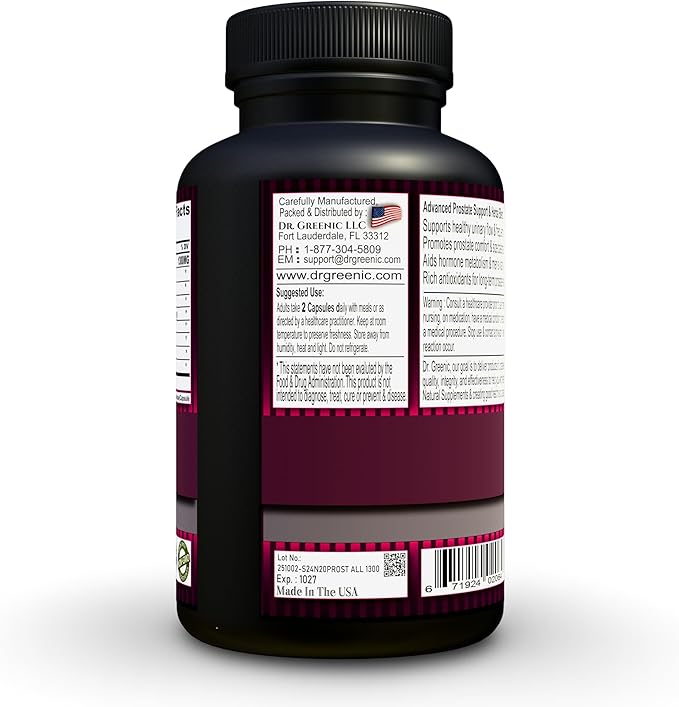 Prost All Advanced Prostate Support &amp Herbal Blend | Varuna Punarnava Gokshura Lavender DIM Pomegranate Quercetin &amp Boron | Saw Palmetto Free | 90 Capsules