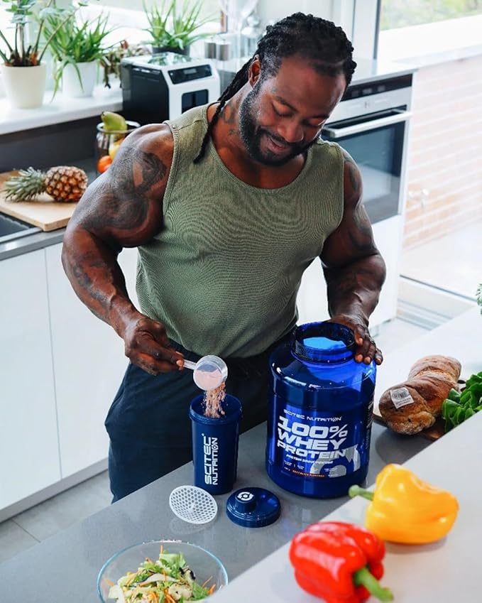 Whey protein 100% con aminoacidi extra scitec nutrition 2.35 kg cioccolato proteine scitec 0728633105618