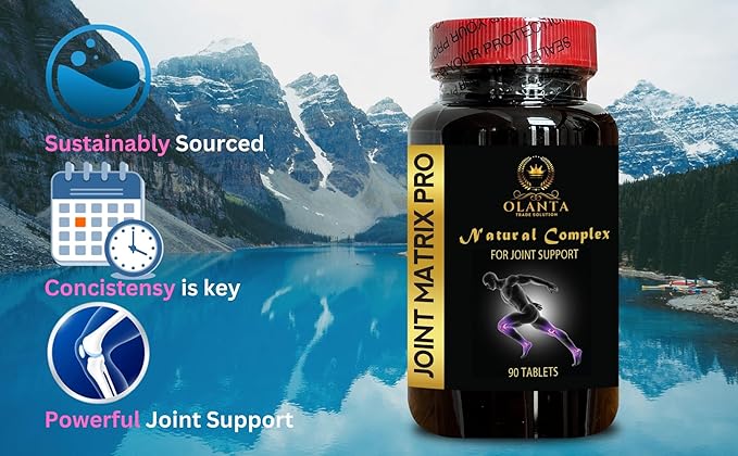 Joint Matrix PRO Complex - Flexibility and Balance for Seniors Over 60 Joint Support Supplements for Men &amp Women Alfalfa Herb Powder - 1 Bottle