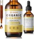 Organic Maca Root Liquid Drops with AshwagandhaGoji BerryGingerMagnesium and L-Arginine for Women and MenAshwagandha Maca Root Supplements Tincture 2 Fl Oz
