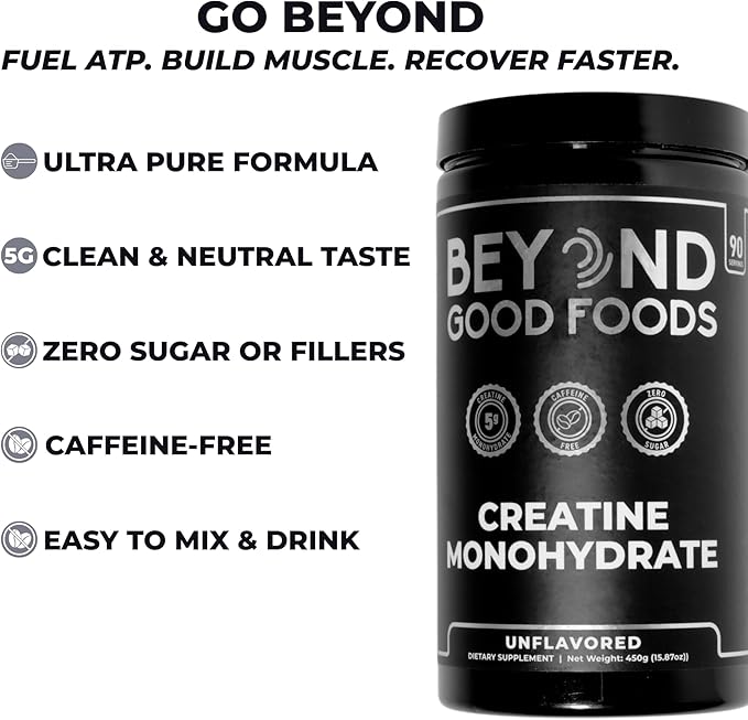Vegan Protein &amp Creatine Bundle Vanilla Pea &amp Brown Rice Protein Powder + Unflavored Creatine Monohydrate Low Carb Gluten Free Sugar Free Muscle Recovery &amp Performance Support.