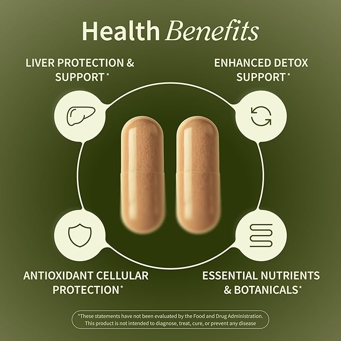 Snap Supplements Liver Health + Men's Daily Multivitamin Bundle 60 Capsules Each