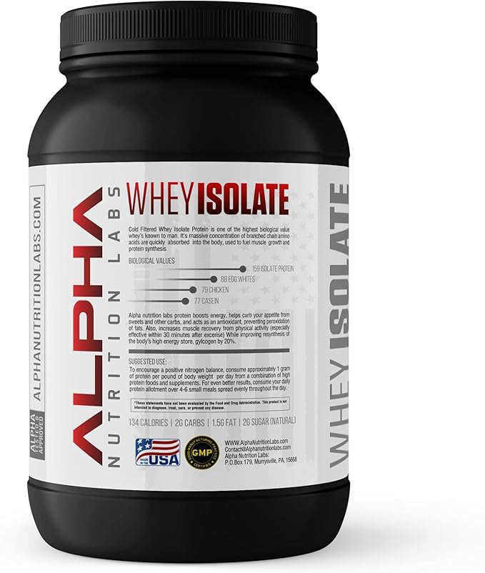 Whey Isolate Protein 2lbs Supplement Dietary Fitness Edible Amino Muscle Optimum (Banana Cream)