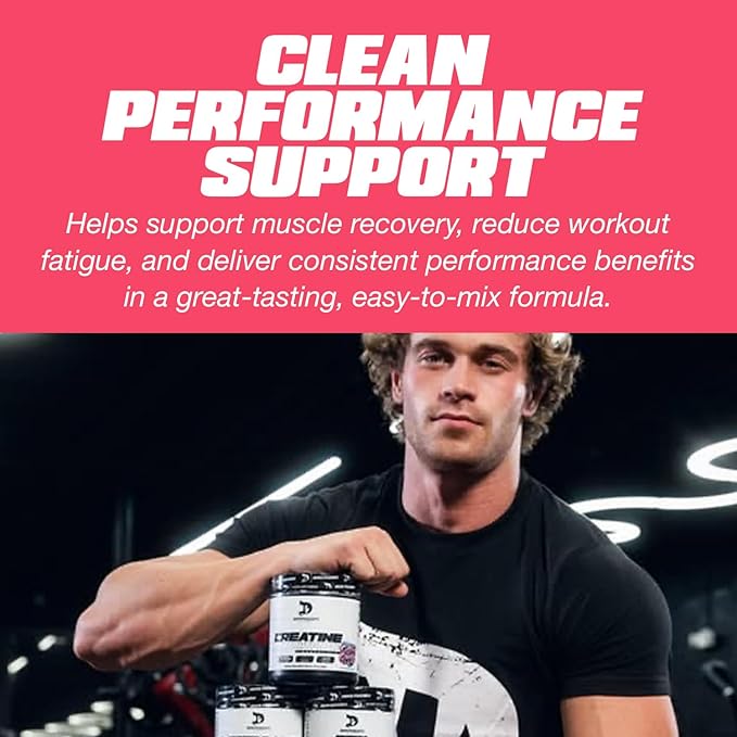 Dragon PHARMA Creatine Monohydrate Aid Muscle Recovery Post-Workout Supplement Antioxidant Support (45 Servings Cotton Candy)