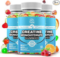 Creatine Gummies for Women &amp Men - Creatine Monohydrate Gummies Tasty Chewable Supplement Muscle Support &amp Energy Boost (3 Pack)