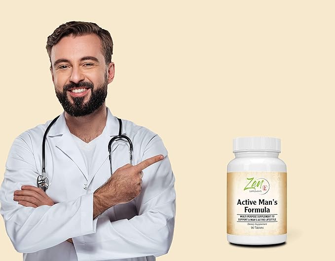 Active Mens Multivitamin - Best Men's MultiVitamins - Extra Strength Daily Multivitamin For Men With Essential Vitamins Minerals Herbal Extracts &amp More - Support Overall Health &amp Well-Being