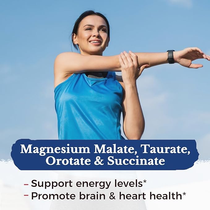 Vitalitown Magnesium Complex &amp Daily Multivitamin Bundle (Pack of 2) | Magnesium 400mg (Item 1) &amp Multivitamin with Iron Zinc (Item 2)