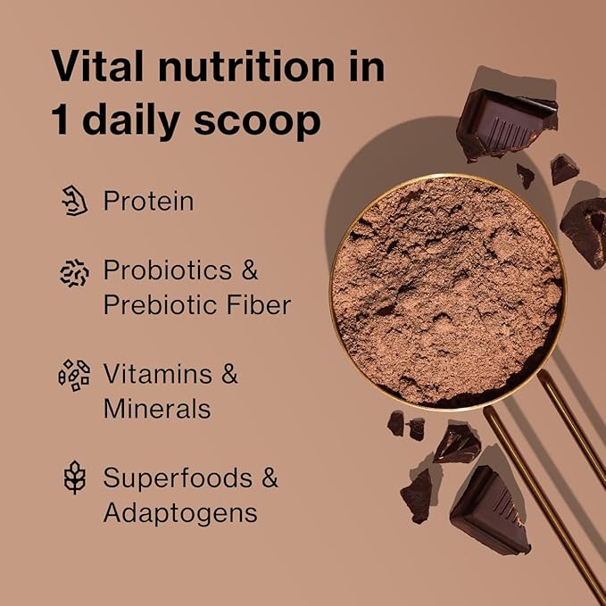 Shakeology Whey Protein Powder Blend - Gluten Free Superfood Protein Shake with Vitamins and Minerals - Helps Support Healthy Weight Loss Lean Muscle Support Gut Health - Chocolate 30 Servings