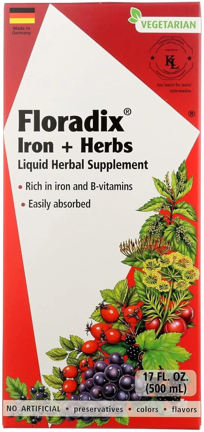 Floradix Iron Herbs 17 Fl Oz