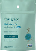True Grace Daily Men’s Multivitamin 50+ - 120 Easy-to-Swallow Tablets - Immune Energy Longevity &amp Memory Support - Gluten Free Soy Free Vegan - 60 Servings