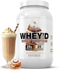 Sweat Ethic Whey'd Protein Powder 25 G Whey Protein Blend with Concentrate (30 Ounce Cinnamon Roll)
