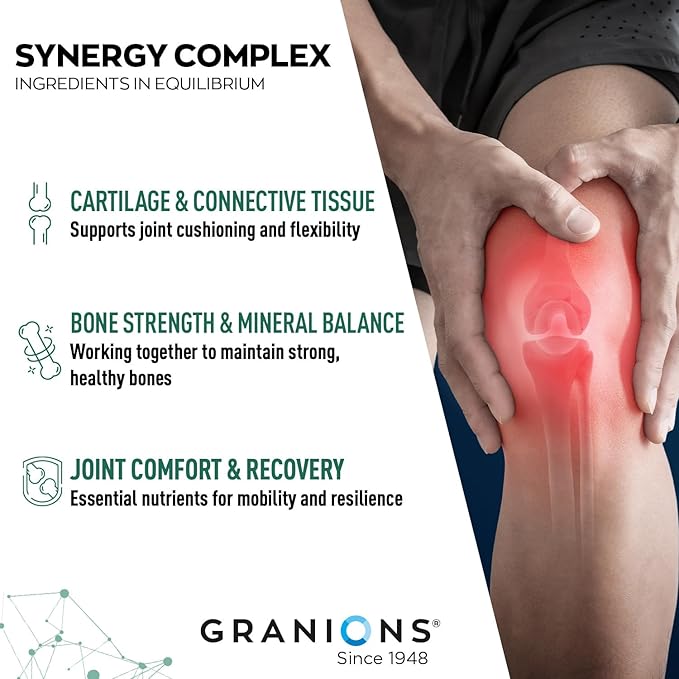 Granions Glucosamine Chondroitin MSM Powder and Collagen Complex CoQ10 - Joint Support Bundle