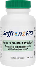Saffron 2020-PRO Supplement with Saffron Resveratrol Zeaxanthin and Lutein- 90 Vegetarian Capsules