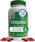 Health Thru Nutrition Ubiquinol 100mg 120 Softgels as Kaneka QH Reduced CoQ-10 | Stabilized - 3rd Party Tested | Enhanced Bioavailability | Cardiovascular &amp Mitochondria Function Support | Non-GMO