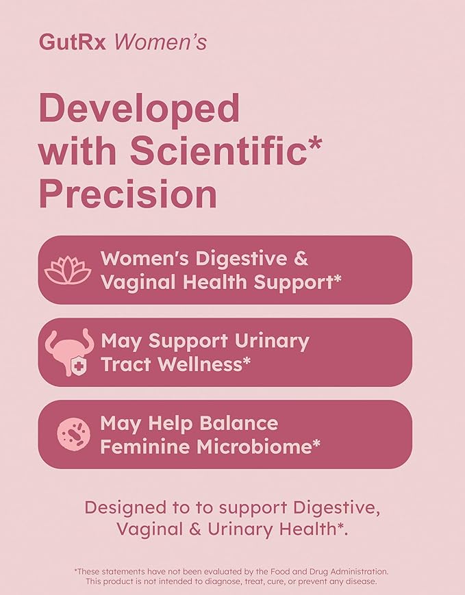 Daily Probiotics for Women &amp Men with Bifidobacterium Longum &amp Prebiotics for Gut Health + Probiotic for Women with Cranberry D-Mannose &amp Prebiotics to Support Vaginal Urinary &amp Dige