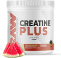RAW Creatine Plus Creatine HMB Powder for Men &amp Women - Creatine Monohydrate Powder with HMB Taurine &amp No Added Sugar - Muscle Mass Growth Strength Building &amp Enhanced Energy - Sour Wat