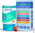 FIRST DAY Toddler Multivitamin Gummies (Ages 2-3)| Kids Multivitamin Gummies with Vitamins A C D3 B2 B12 Choline Folate and 21 Organic Superfoods| (30 Day Supply)