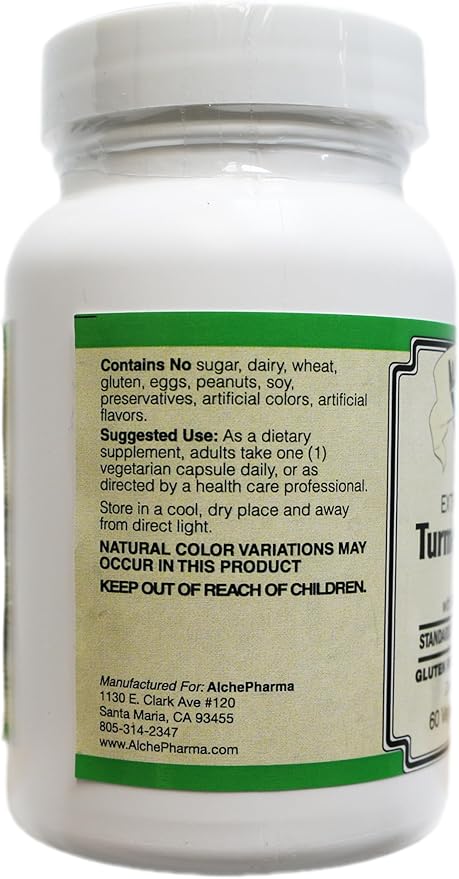 Extra Strength Turmeric 800 mg w/BioPerine (60 Veg Caps)