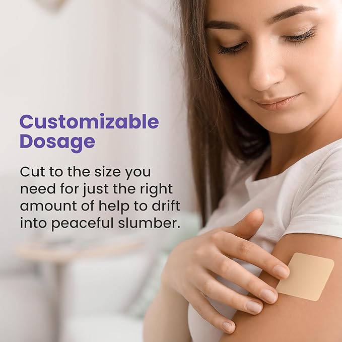 Melatonin Patches for Adults - 60 Beige Sleep Patches for Adults Skin Friendly Sleep Promoting Stickers with Natural Ingredients - Supports Better Sleep &amp Relaxation - 2 packs of 30