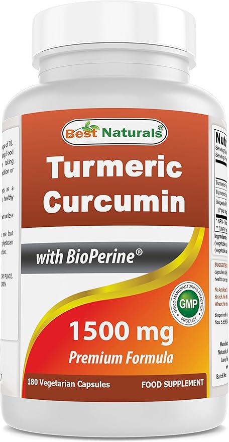 Tart Cherry Extract 1000 mg &amp Turmeric Curcumin 1500mg/Serving with Bioperine