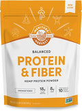 Manitoba Harvest Hemp Yeah Balanced Protein and Fiber Powder Unsweetened Keto Friendly Preservative Free Non GMO 32 Ounce (Pack of 1) Packaging May Vary