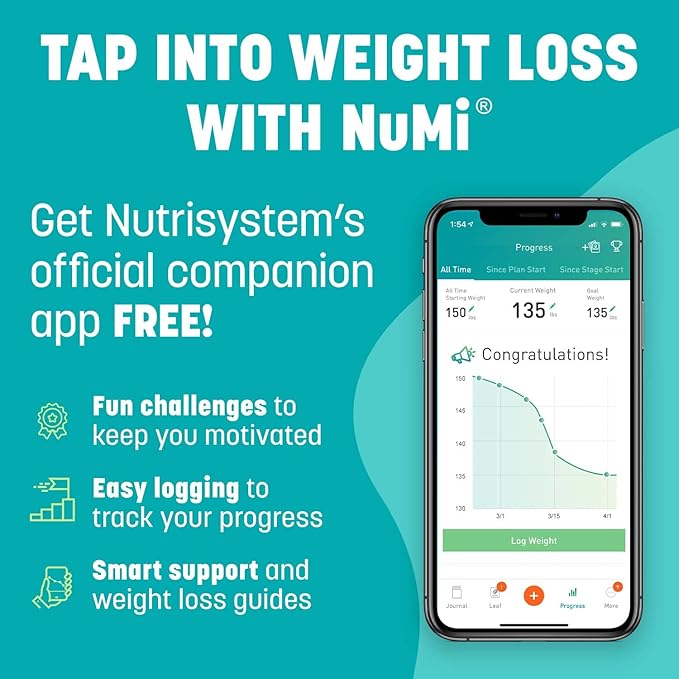 Nutrisystem® Apple Strudel Breakfast Bars Pack 7g of Protein Helps Support Weight Loss - 12 Count