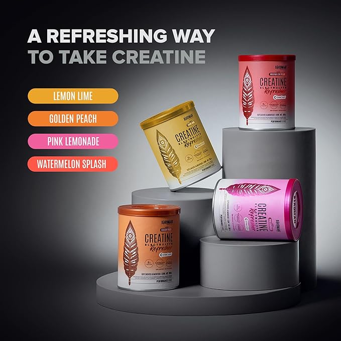 BIRDMAN Creatine Refresher | Creatine Monohydrate Powder with Electrolytes Magnesium Glycinate &amp Vitamins | Creaclean Seal | Sugar Free Low Calorie | Watermelon Splash | 30 Servings