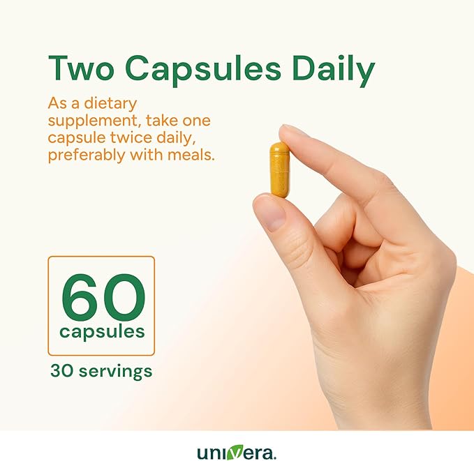 Univera RegeniFREE Turmeric Univestin No Glucosamine Shellfish Free All-Natural Joint Supplement Vegeterian Capsule 60 Capsules (30-Day Supply)