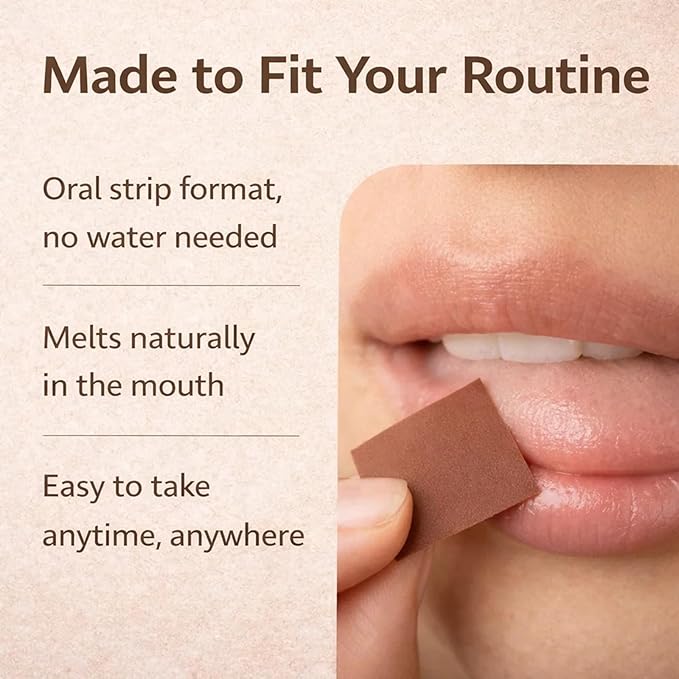 Cavae Iron Melts with 19mg Ferric Saccharate Folate Citric Acid Monk Fruit Naturally Enhances Iron Absorption Gut Health Boost EnergyZero Sugar Raspberry Flavor 30 Oral Strips (1)
