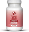 Enhanced COQ10 100 Mg of Pure Coenzyme Q10 Soluble Ubiquinone Antioxidant for Heart Health &amp Energy Production Mitochondrial Supplements 60 Day Supply