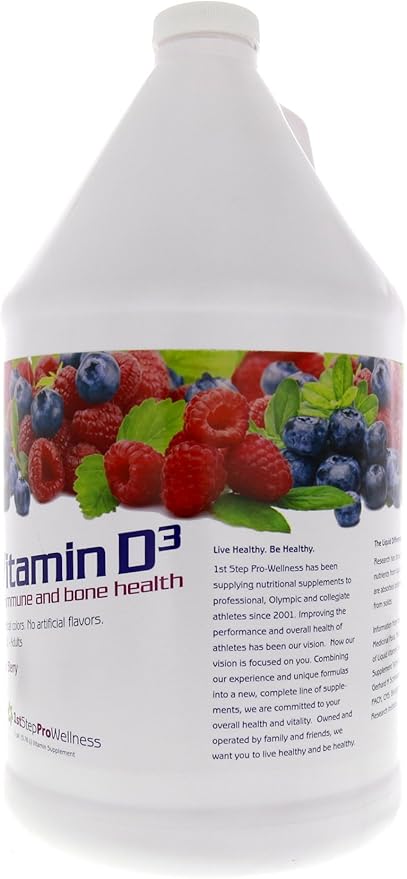 1st Step for Energy Liquid Vitamin D3 Mixed Berry 1 Gallon