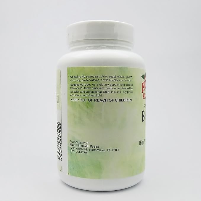 Holly Hill Health Foods B Complex 100 Sustained Release Vegetarian Formula 100 Tablets