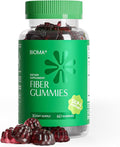 Fiber Gummies for Women - Natural GLP-1 Support with Kiwi Pomegranate &amp Ginger - Sugar Free Digestive Health Supplement Prebiotic FOS Fiber - Vegan &amp Gluten Free (60 Gummies - 30 Day Supply)