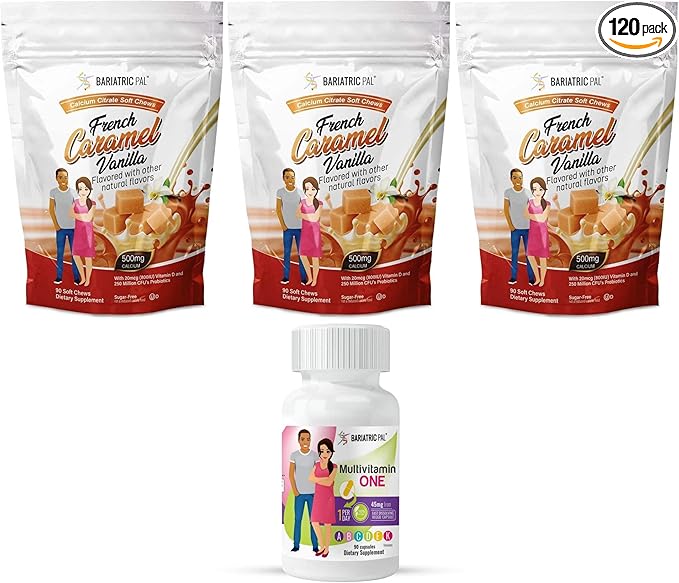 BariatricPal Gastric Bypass Complete Vitamin Pack (Multivitamin Capsule with 45mg Iron) (3-Month Supply)