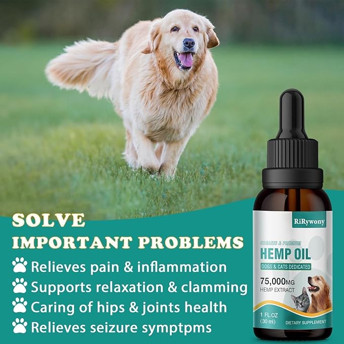 3 Pack Неmр Oil for Dogs &amp Cats- Helps Pets with Аnxiety Pаin Strеss Аrthritis Sеizures Rеlief - Organic Pet Неmр Oil Drops Treats - Skin Нiр Jоint Hеalth
