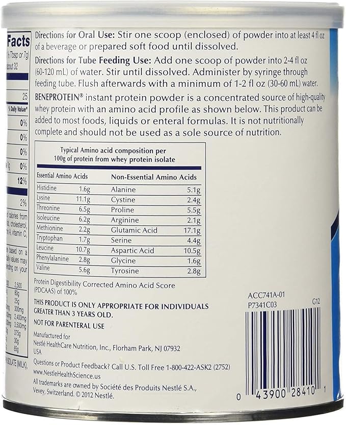 Beneprotein Resource Beneprotein Powder Cans 6 ea
