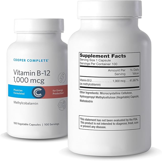 Cooper Complete B12 Vitamin 200 Servings (2 Bottles)