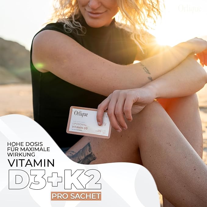 Liposomal Vitamin D3 K2 Magnesium + Liposomal Vitamin C 1000 mg Bundle | Immune Support Bone Health Collagen &amp Energy | High Bioavailability Liquid Supplements | Vegan | 60 Sachets