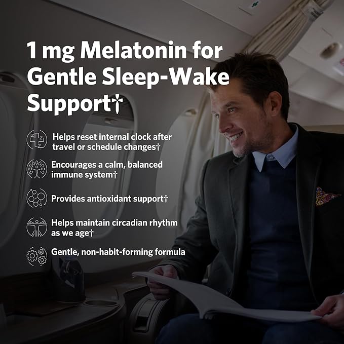 Cooper Complete Low Dose Melatonin 1 mg – Quick Release Sleep Support Supplement