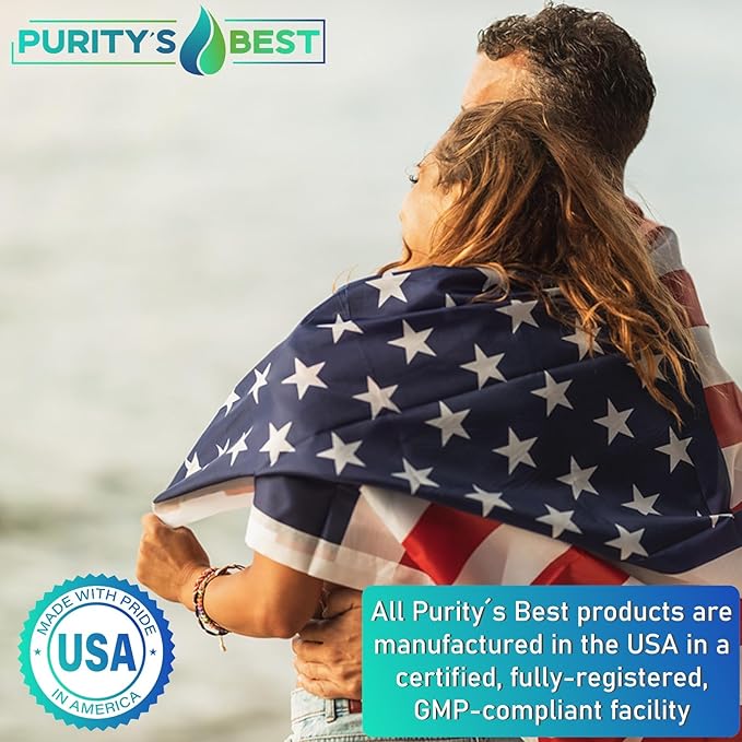 Purity's Best 4 MAGNESIUMS Premium Magnesium Glycinate Malate L-Threonate Citrate 300mg 180 Veggie Capsules Third Party Tested 3 Months’ Supply Muscle Energy Nerve and Cognition Support