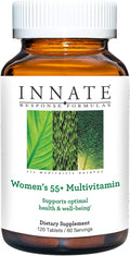 Innate Response Formulas Women’s 55+ Multivitamin - Daily Multivitamin for Women 55 and Over - Vegetarian Non-GMO and Gluten-Free - Made Without 9 Food Allergens - 120 Tablets (60 Servings)