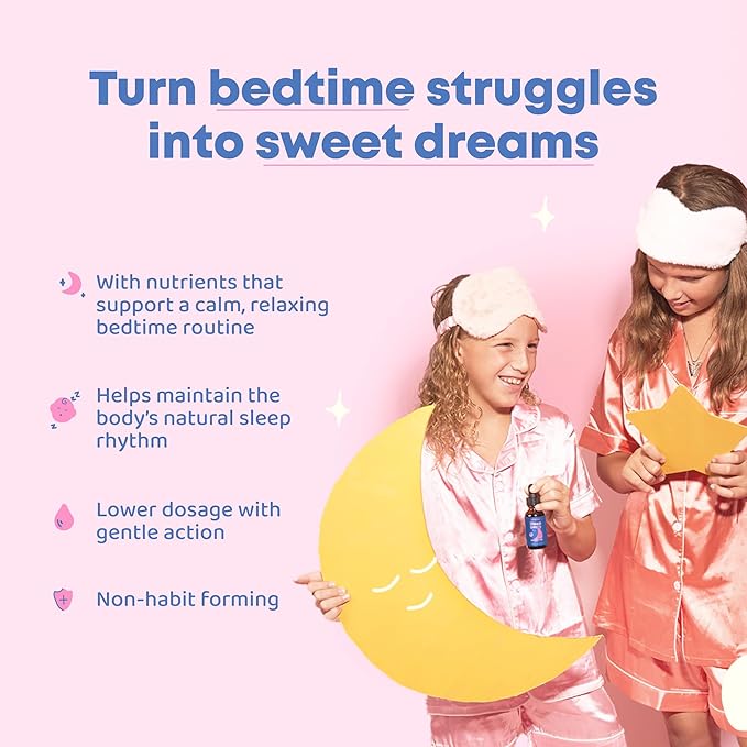 JoySpring Magnesium Citrate Liquid &amp Magnesium Glycinate and Sleepberry Melatonin 1MG for Kids