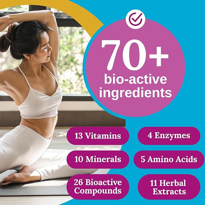 Xtendlife Total Balance Women’s Multivitamin for Immune Heart Digestive &amp Cellular Health - - Daily Support - 70+ Nutrients &amp Minerals - 30 Day Supply