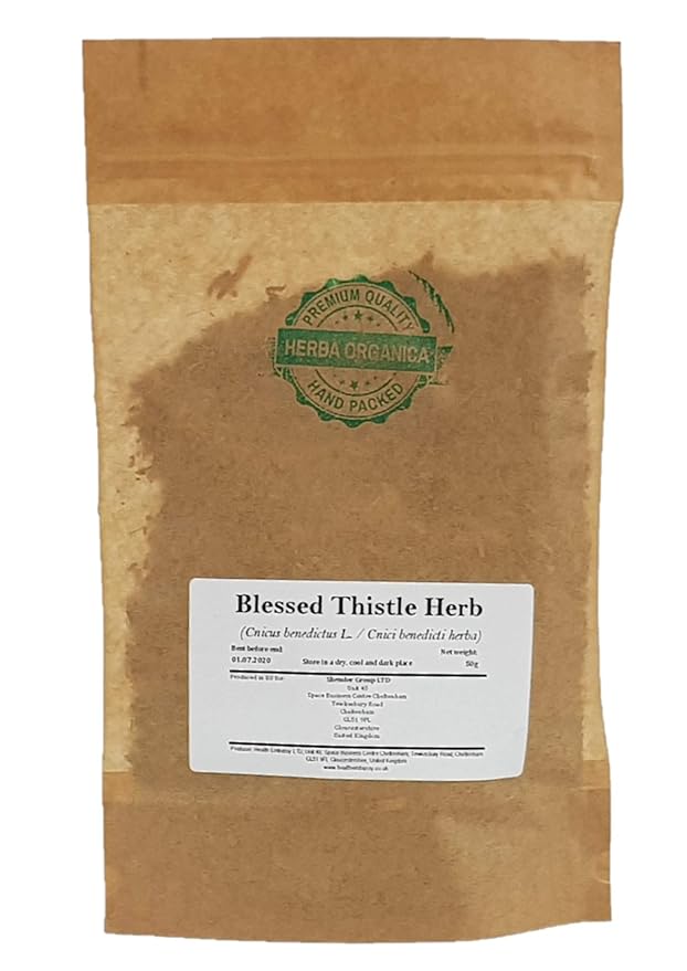 Herba Organica Blessed Thistle Herb - Cnicus Benedictus L - Herbal Tea (50g)