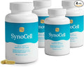Glucosamine Chondroitin Complex 4 Pack Back Neck and Joint Support Supplement with Boswellia Quercetin &amp MSM - Renew Your Joints from The Inside Out - Move with Freedom and Ease