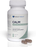 Calm - Natural Stress Relief &amp Mood Support Supplement - Ashwagandha Lemon Balm L-Theanine - 60 Vegan Capsules (Calm)