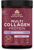 Ancient Nutrition Collagen Powder Protein Multi Collagen Protein Hydrolyzed Collagen Peptides Supports Skin and Nails Joint Supplement (Brain Boost 45 Servings)