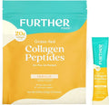 Further Food Vanilla Collagen Peptides Powder with Tremella Mushroom – 100% Grass-Fed Hydrolyzed Type 1 &amp 3 20g of Collagen per Serving Supports Skin Hair Nails &amp Joints Stick Packs 8.8